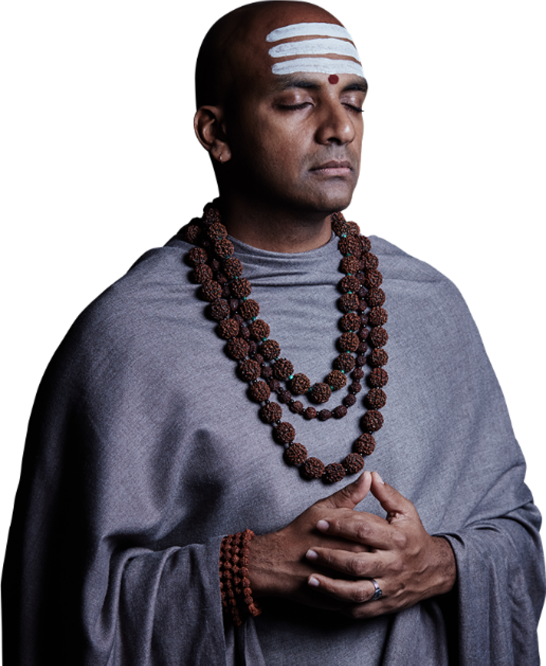 Picture of Dandapani meditating